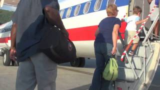 Boarding American Eagle flight # 4809