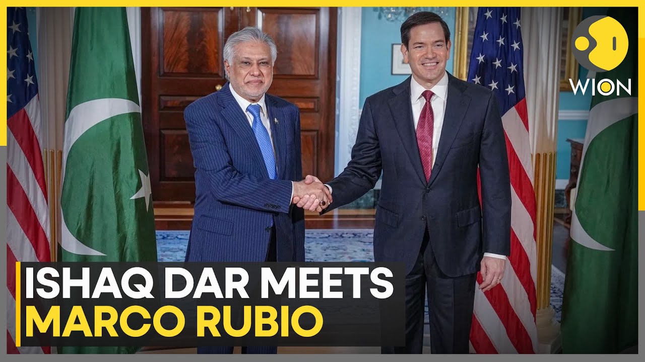 Pakistan Issaq Pakistan Foreign Minister Ishaq Dar Meets US Secretary of State Marco ...
