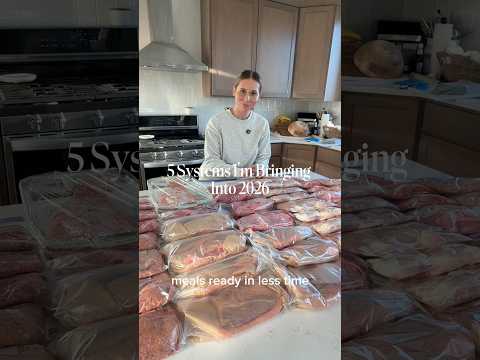 5 Home Systems To Start In 2026 To End The Chaos!#homesystems #systemizedhome #homehacks #workingmom