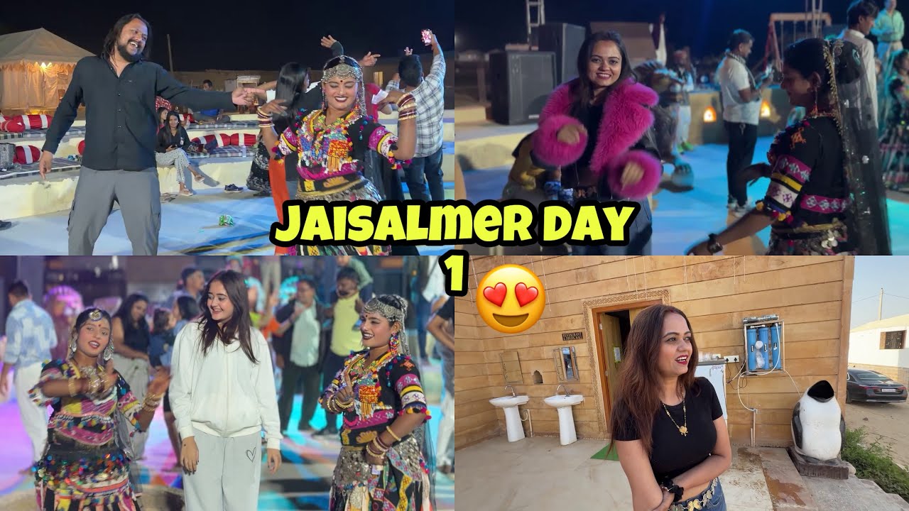 Jaisalmer Ka Phela Din😍Sabne Bohot Dance Kiya Bindass Kavya Mummy vlog