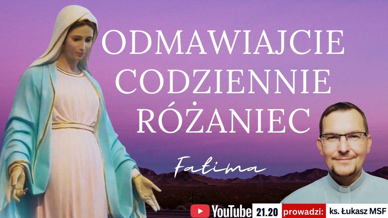 „Różaniec po Apelu” w intencji pokoju i chorych| Różaniec bez granic | godz. 21.20 | na żywo