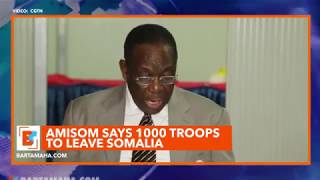 AMISOM Says 1,000 Troops to Leave Somalia