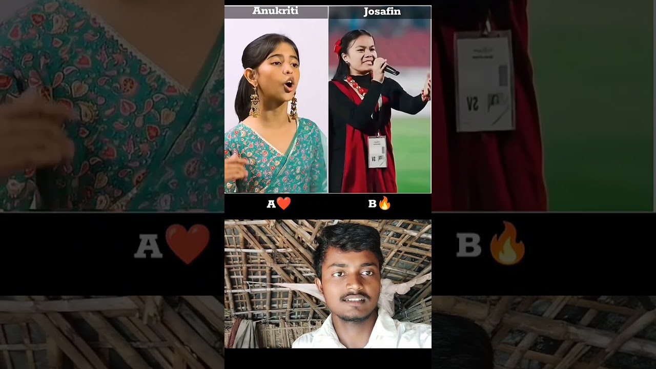 Maa Tujhe Salaam Song | Anukriti Vs Josafin Song | Maa Tujhe Salaam cover song ❤️🔥 #shorts #ytshorts