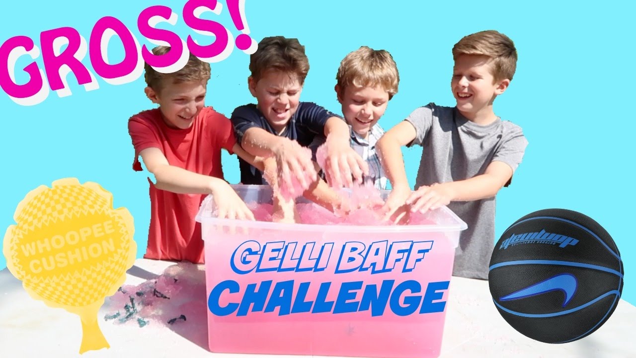 GROSS GELLI BAFF CHALLENGE | Ryan in the WILD!