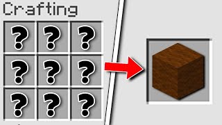 Minecraft: How to Craft Brown Wool (10 Second Crafts)