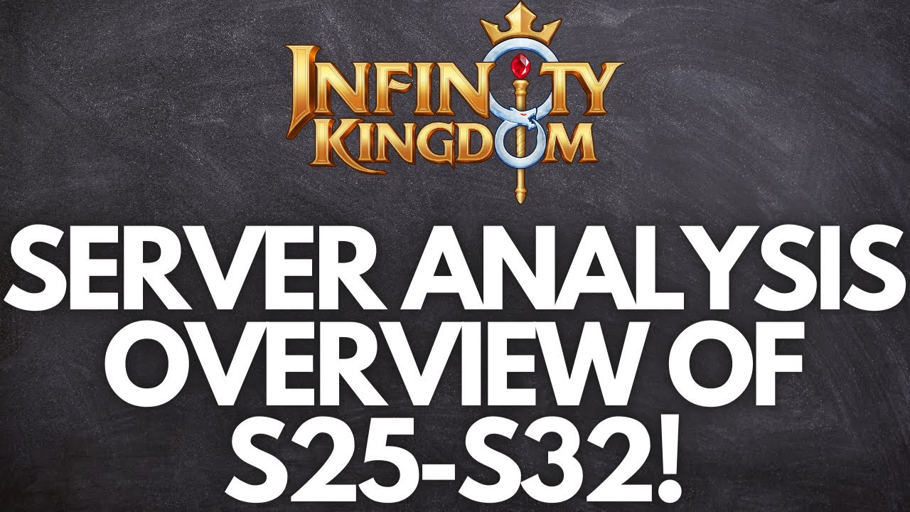 Infinity Kingdom | Server Analysis Series giving a Snapshot on Kingdoms! S25-S32 Checkup!