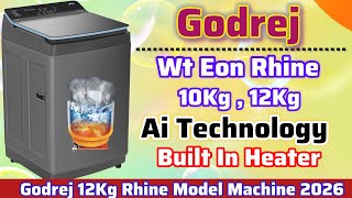 Newly Launch Godrej Ai 🤖 12Kg Rhine Washing Machine Review 2026 | Best Premium & Modern Look Machine Newly Launch Godrej Ai 🤖 12Kg Rhine Washing Machine Review 2026 | Best Premium & Modern Look Machine