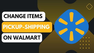 How to Change Walmart Items From Pickup to Shipping !