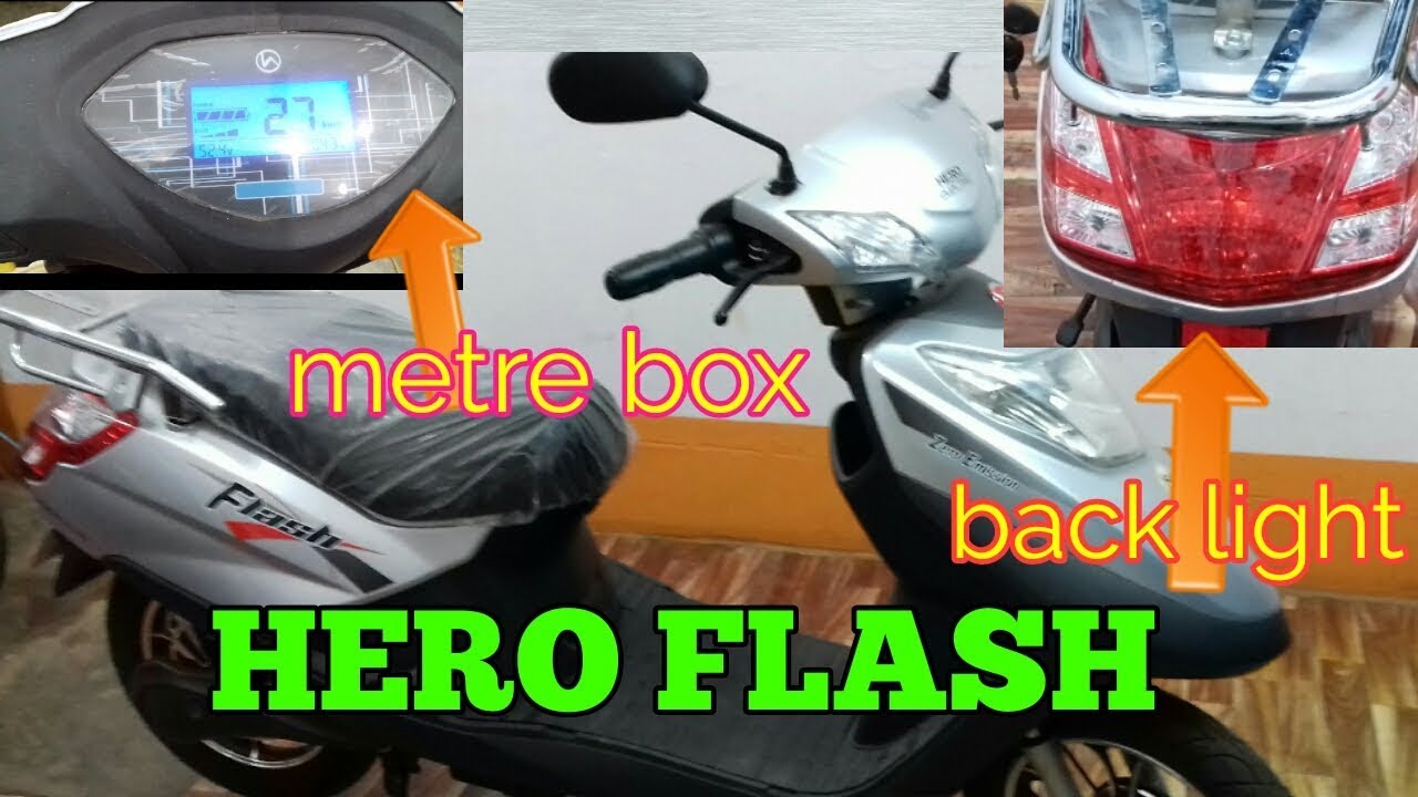 HERO FLASH ELECTRICT SCOOTER YouTube