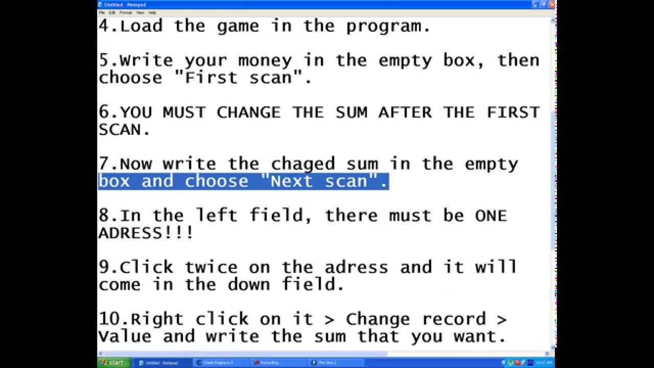 How to hack with Cheat Engine 6.0 - YouTube