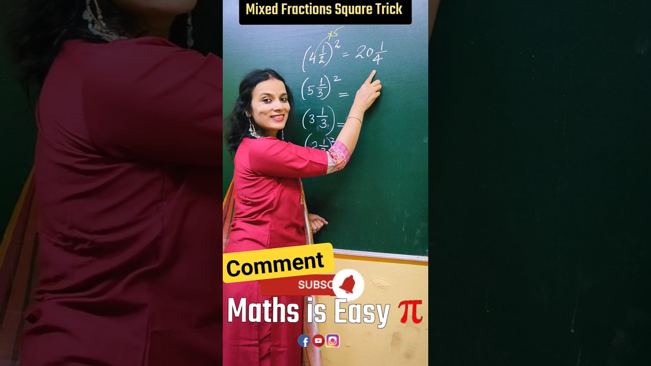 Square of Fractions 🔥 Trick| Square Shortcut Trick 