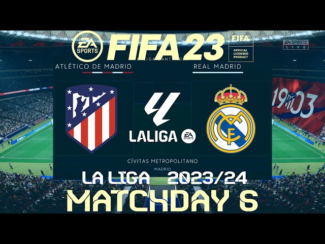 🎮 FIFA 23 no XBOX 360 GAMEPLAY ESPN - Real Madrid vs Atlético de