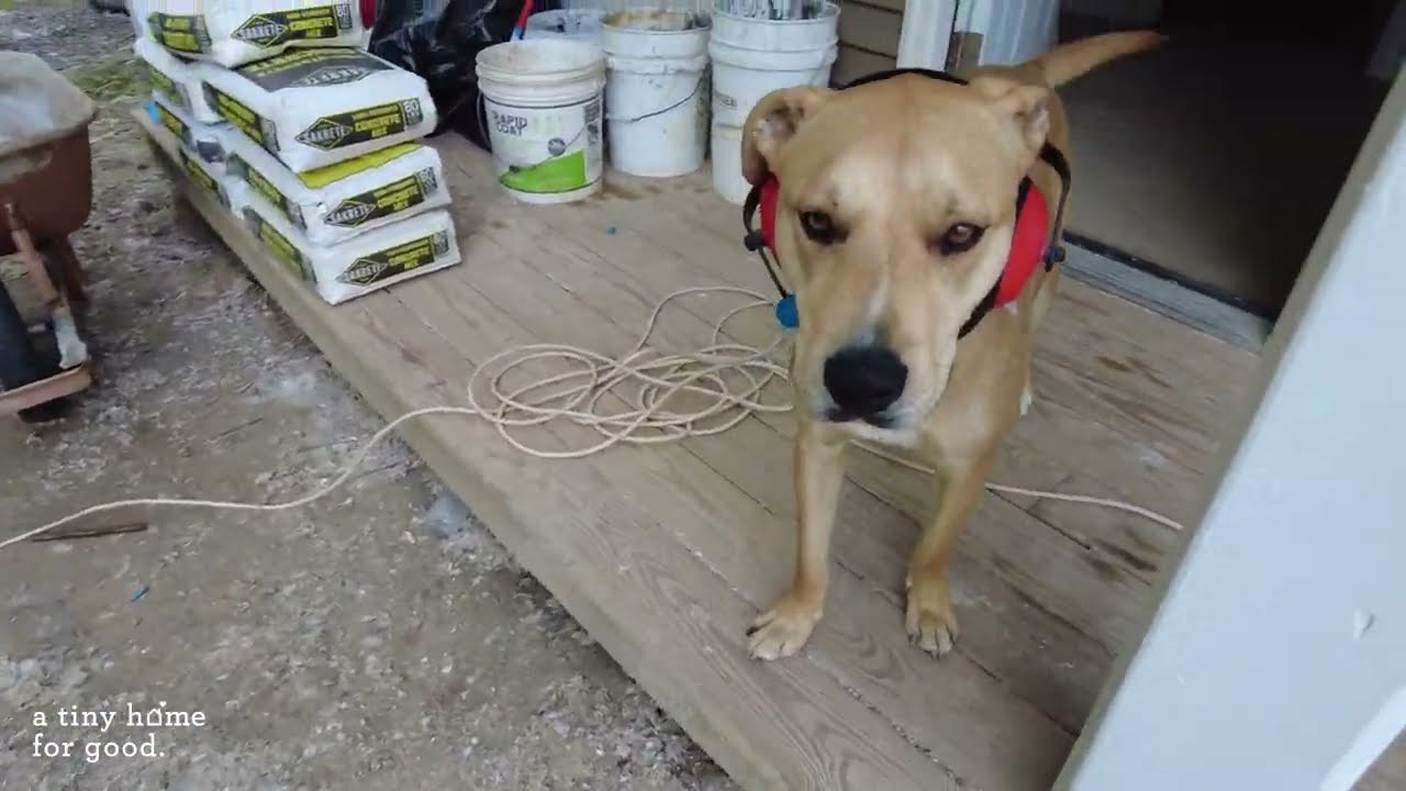 A Tiny Home for Good makes Concrete Countertops