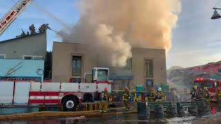 LAFD: Fire Consumes Vacant Commercial Building near Venice Beach Boardwalk | January 13, 2021