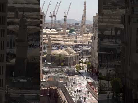 Subhan Allah views of gumbad khazra from hotel