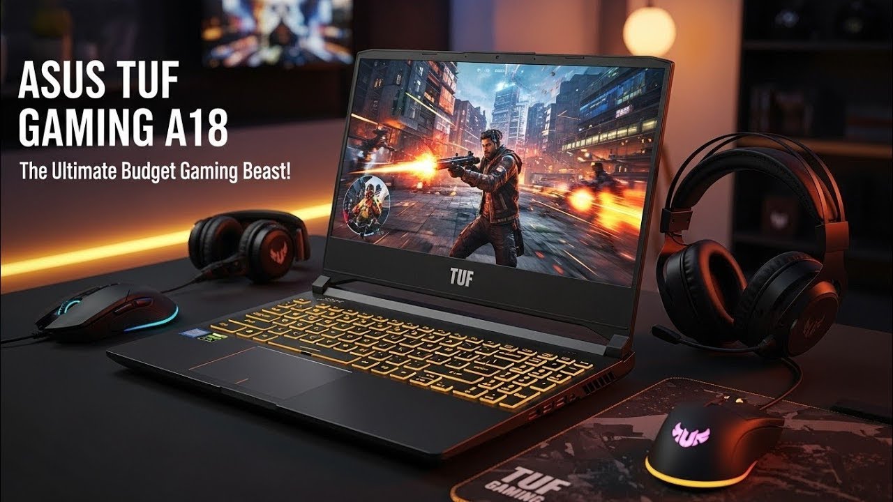 Игровой ноутбук ASUS TUF A18 🔥 RTX 5070 | Ryzen 7-260 | 18-дюймовый 2.5K 240 Гц Мощный