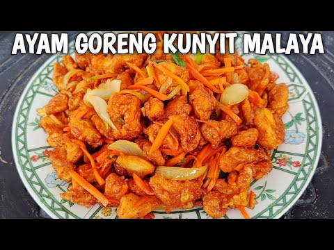 RESEP AYAM GORENG KUNYIT MALAYA YANG ENAK