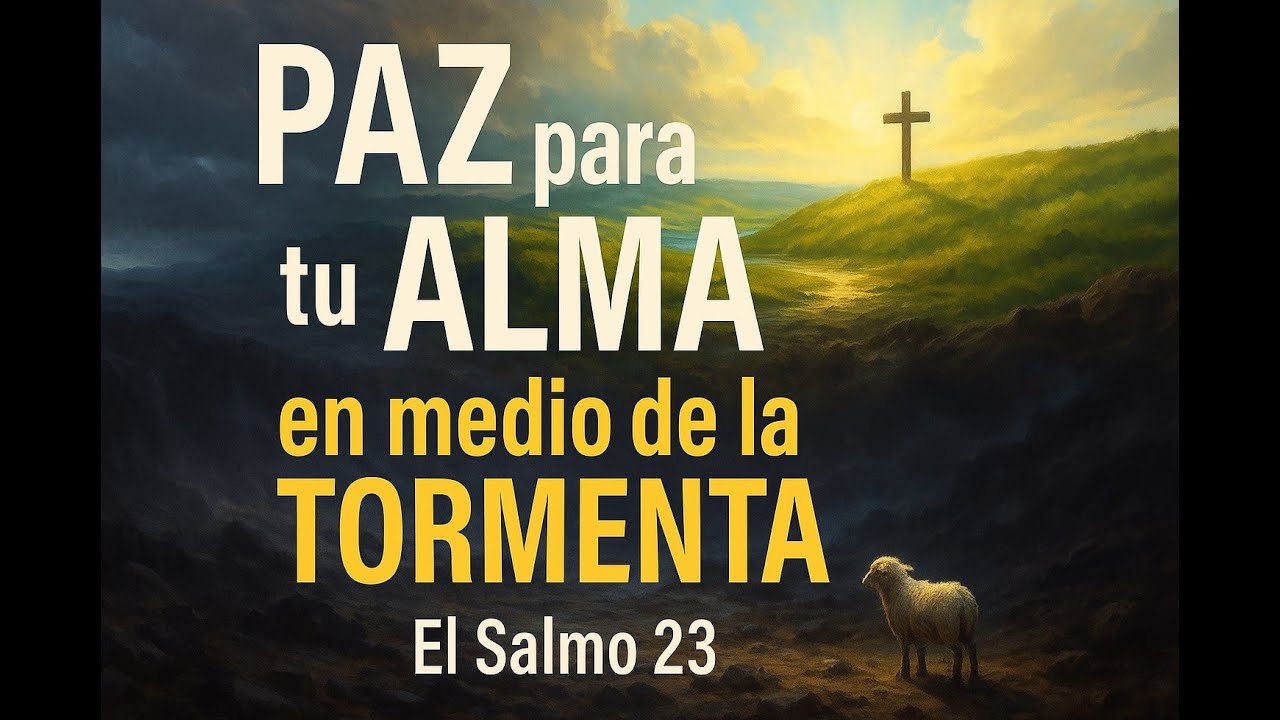 El Salmo 23: PAZ para tu ALMA en medio de la TORMENTA (¡Lo necesitas ...