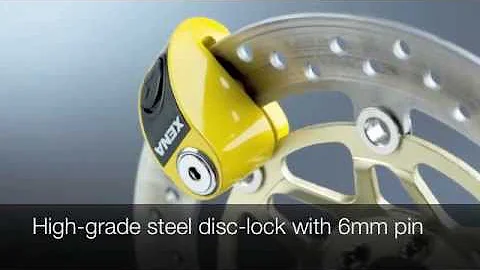 XENA Motorcycle Security TV: XZZ6L Series disc-lock alarms