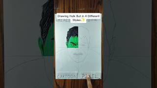 DRAWING ✨HULK✨ IN CARTOON STYLE (PART 2) #avengers #hulk #drawing