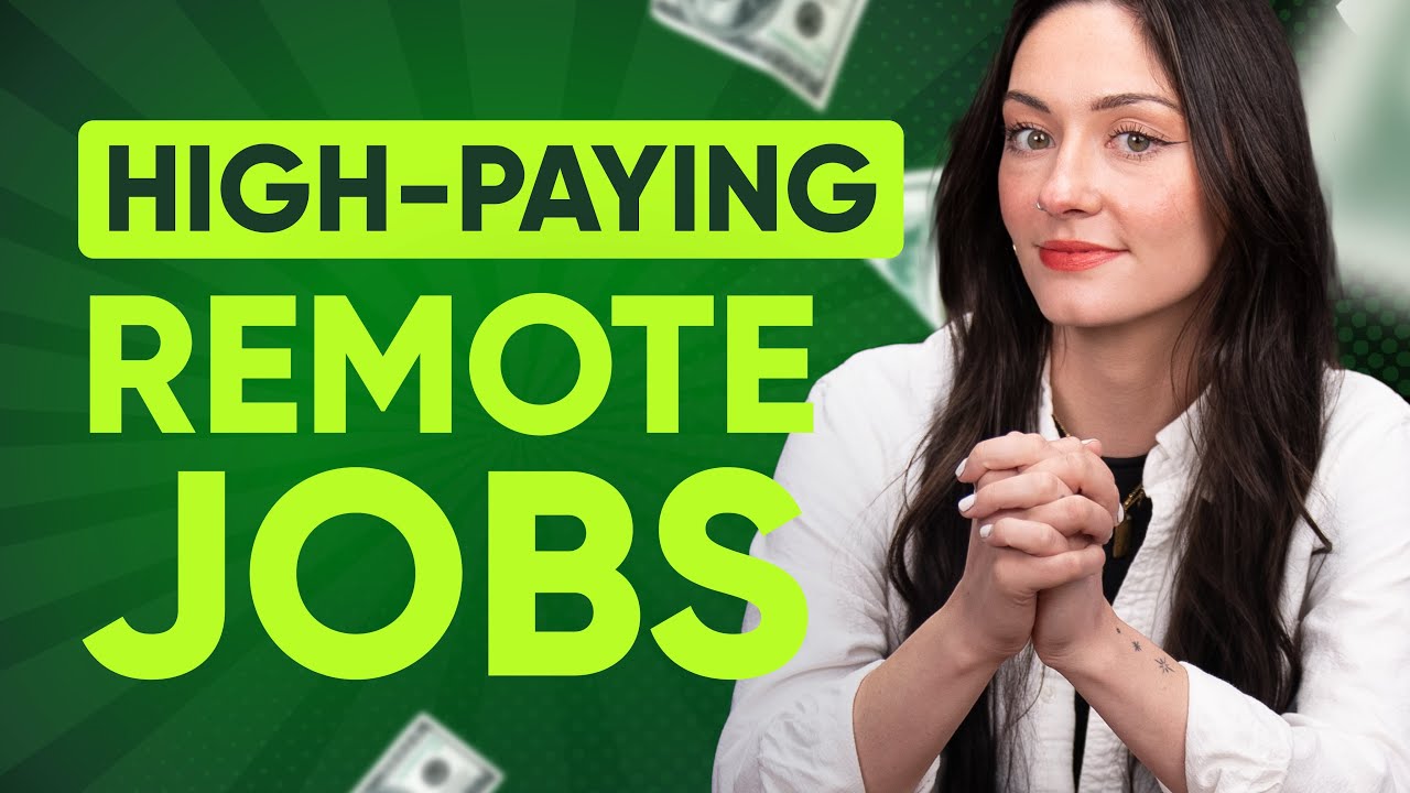 12 Legit High-Paying Remote Jobs in 2024 🤑