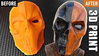 How to Paint a 3D Printed Deathstroke Reaper Helmet