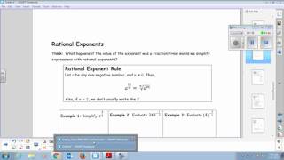 K A  Rational Exponents Challenge