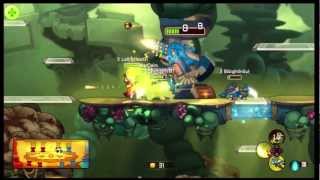 Full Awesomenauts Worlds First and Fastest Match Quick Guide With Commentary PS3 Leon Guide