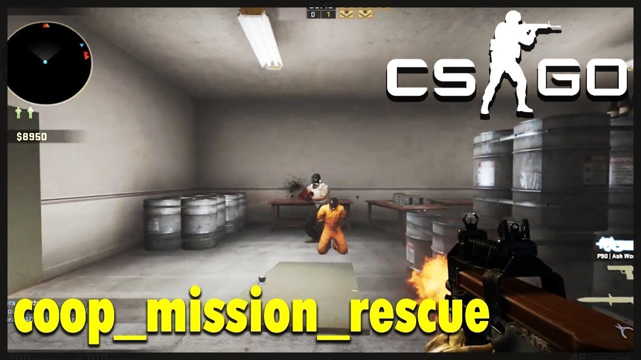 CS-GO - coop_mission_rescue [Mission Complete] - YouTube