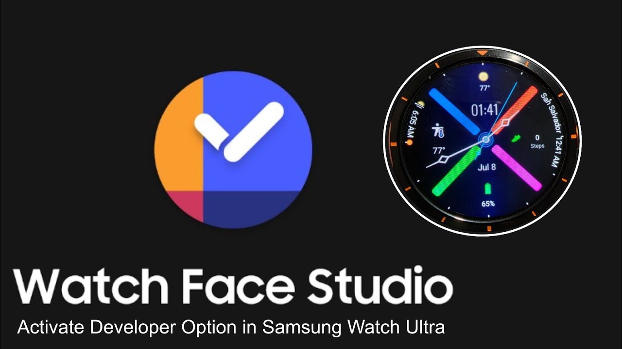 2025 watch face studio tutorial with Samsung watch Ultra