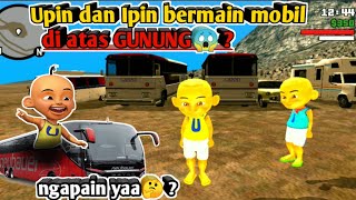 Upin dan Ipin jadi tukang parkir mobil buss, di GUNUNG😱‼️