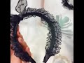 ヘアアクセサリー　カチューシャ　ヘアバンド　ハンドメイド リボン　レース