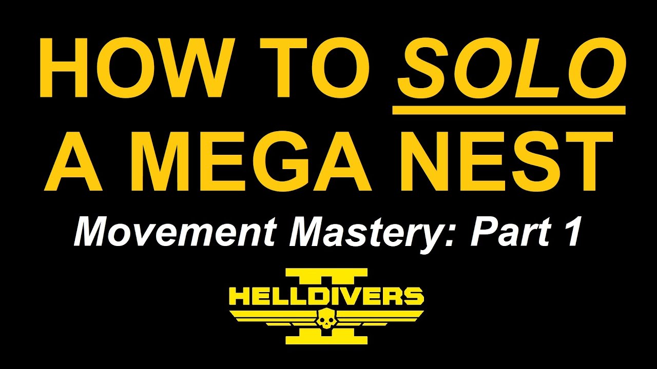 Helldivers 2 - How to solo a bug mega nest