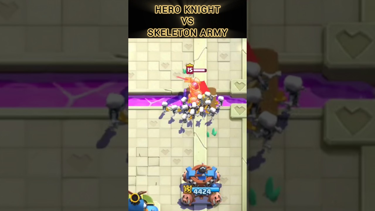 HERO KNIGHT VS SKELETON ARMY 🔥☠️ 