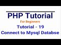 Connect to MySQL with PHP in XAMPP | Creating Database &amp; Tables  | PHP tutorial in Hindi part - 19