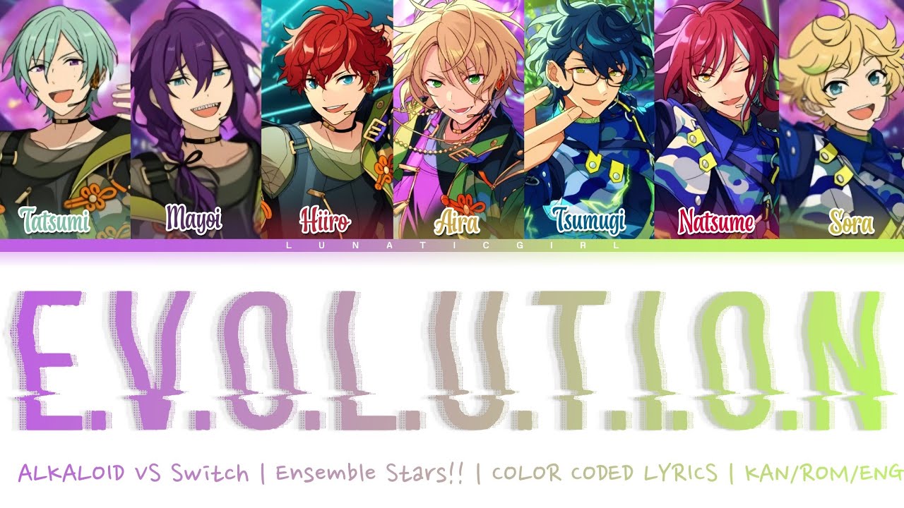 ES!!」E.V.O.L.U.T.I.O.N. - ALKALOID VS Switch | Lyrics [KAN/ROM