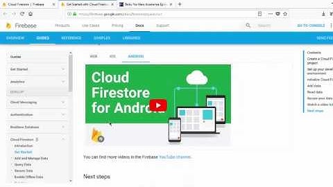 Firebase Tutorial 2 What is Cloud Firestore and how it Works Full Explaination
