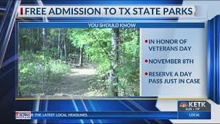 Veterans get free admission to Texas State Parks