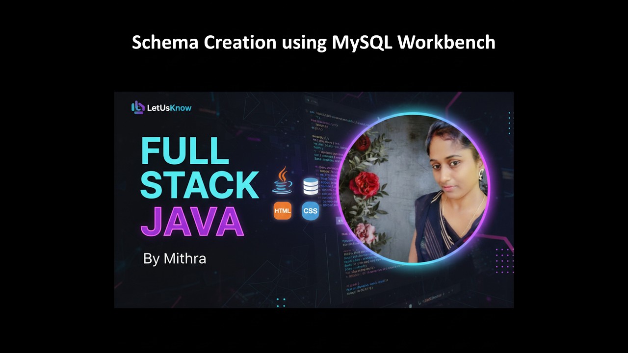 Schema Creation Using MySQL Workbench - YouTube