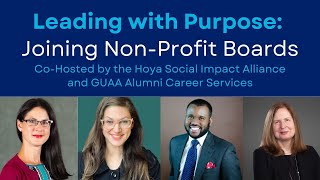 Leading with Purpose  Joining Non Profit Boards