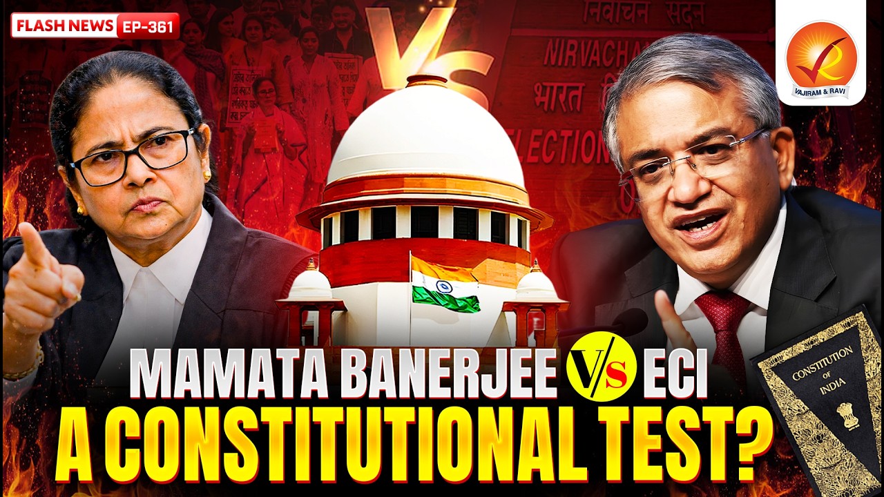 SIR Controversy Reaches Supreme Court: Mamata Banerjee vs ECI & Electoral Roll Dispute Explained