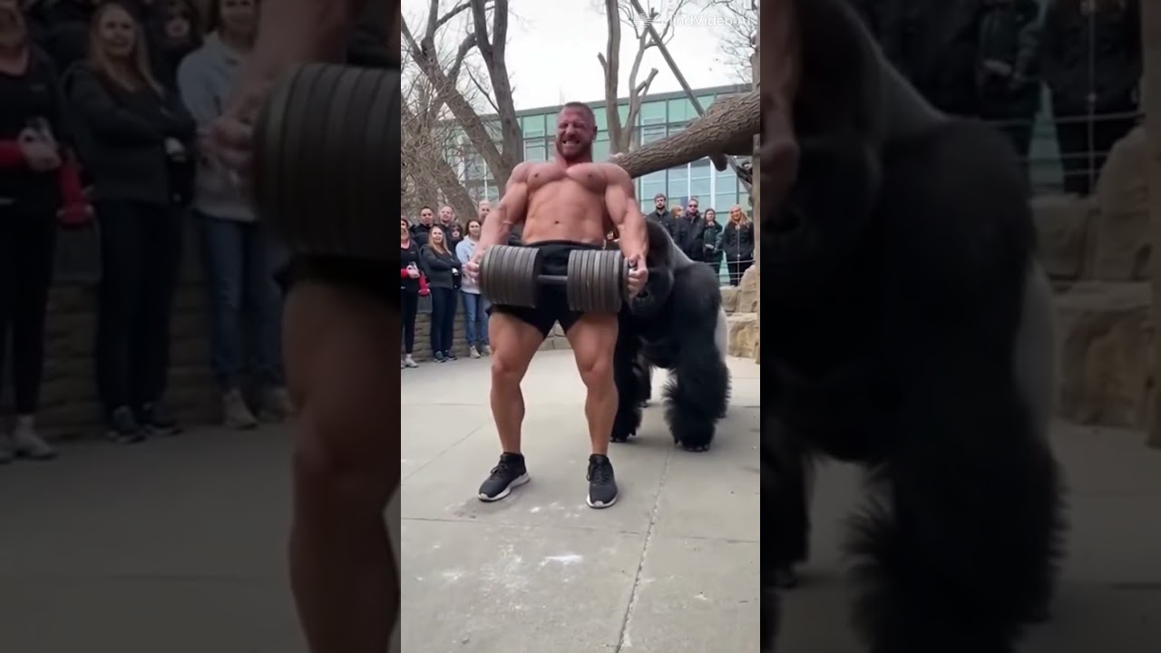 The Weight Is BEYOND HUMAN — The Gorilla Is Completely Stunned