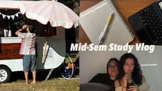 Study Vlog 💻| The LEAST productive days in my life: mid-sem week vlog