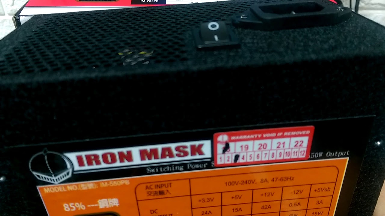 藤小二電腦修配坊2018年電腦組裝資訊 藤小二專用藤炮上市 佶偉iron Mask 550w 700w 銅牌電源供應器 五年保固 台中自賣 2018 8 5 雪花台湾