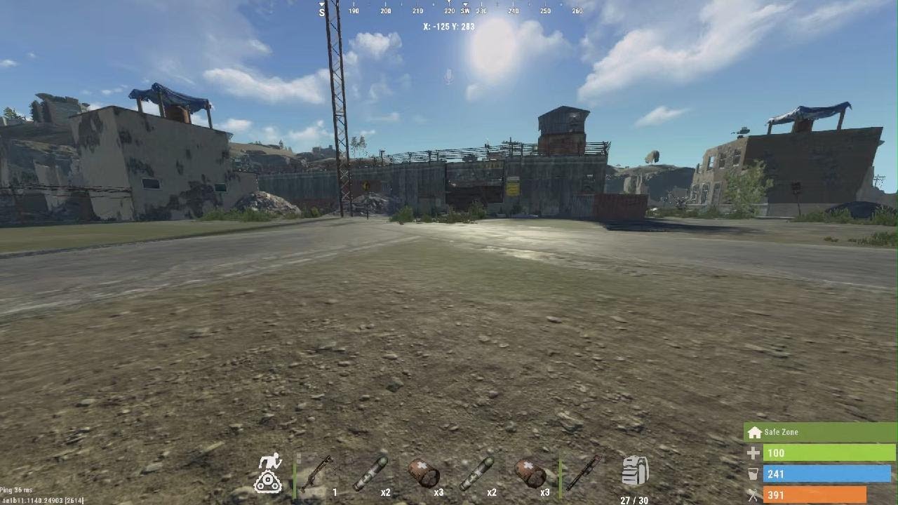 Rust Console Edition - night action - YouTube