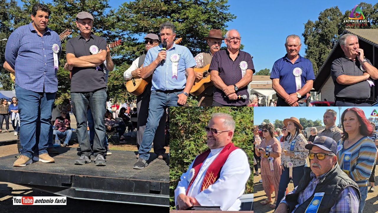 Pezinho ao Sr  Padre de Portugal na Festa N. Srª Fátima 2025 Thornton Califórnia
