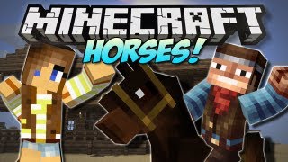 Minecraft | SIMPLY HORSES! (Rideable Horses!) | Mod Showcase [1.4.7] screenshot 5