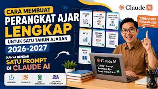 Cara Membuat Perangkat Ajar Lengkap untuk Satu Tahun Ajaran 2026/2027 hanya  1 Prompt di Claude AI. screenshot 5