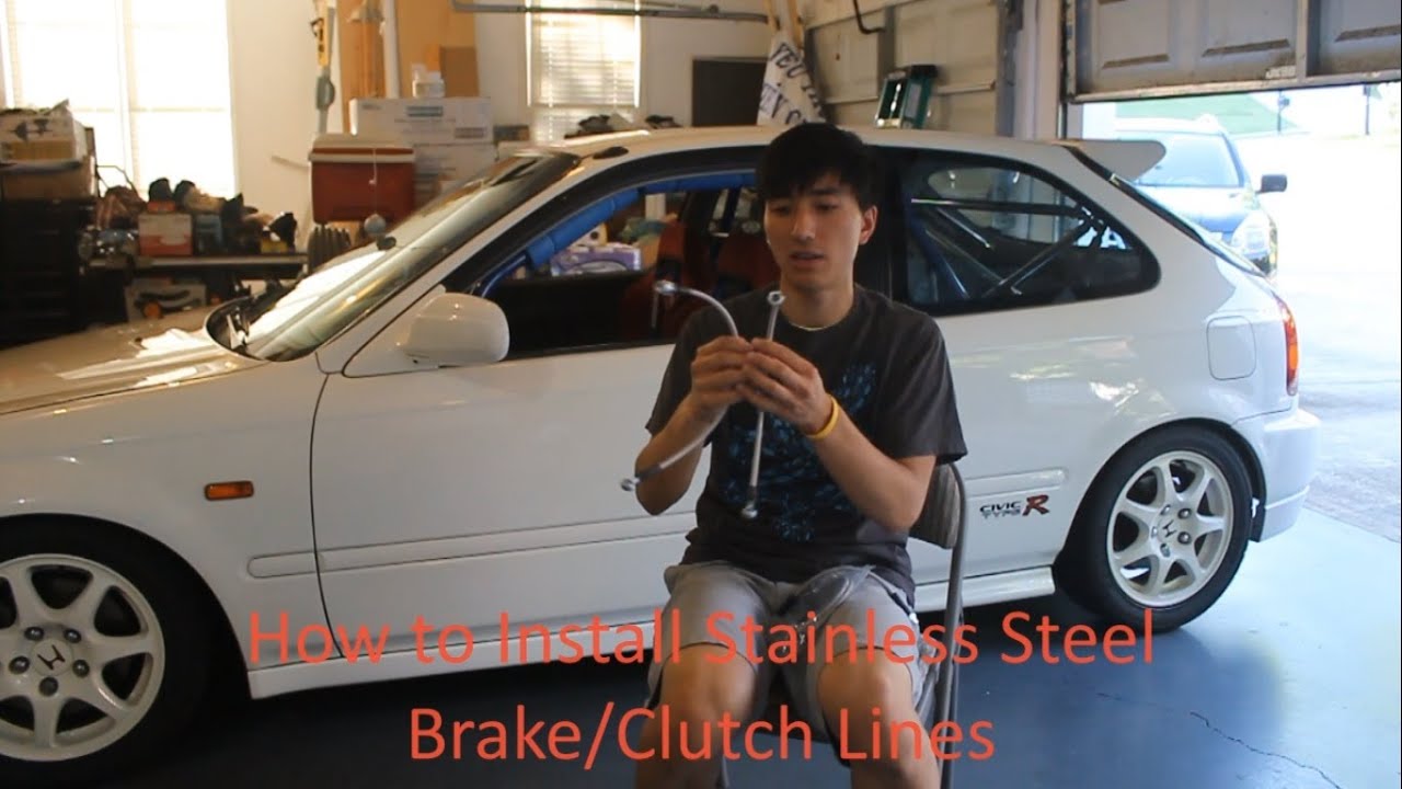 How to Install Stainless Steel Brake & Clutch Lines with Michael Flare - YouTube