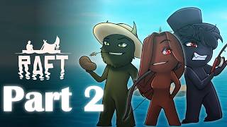 I BECAME A SHARK HUNTER... Raft Part 2 screenshot 3